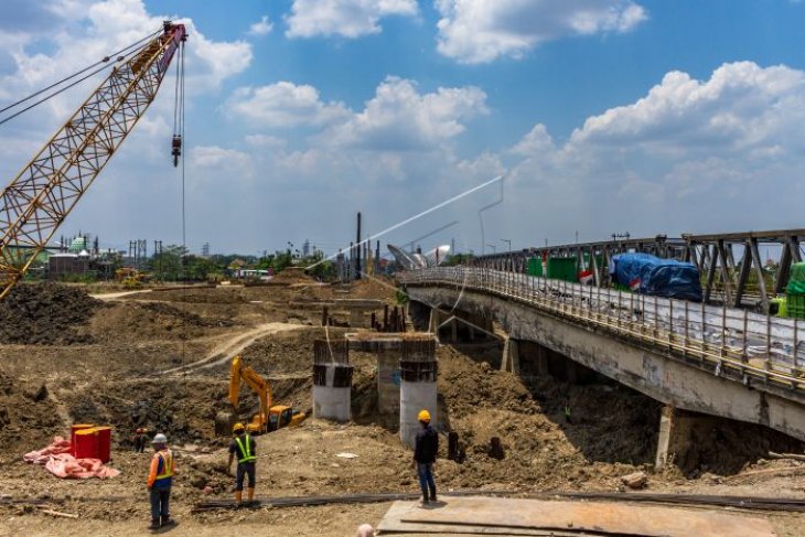 Proyek pembangunan Jembatan jalur pantura Demak