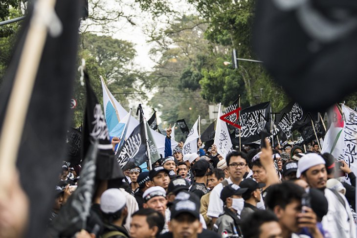 Aksi bela Tauhid di Bandung