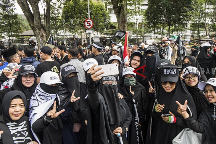 Aksi bela Tauhid di Bandung