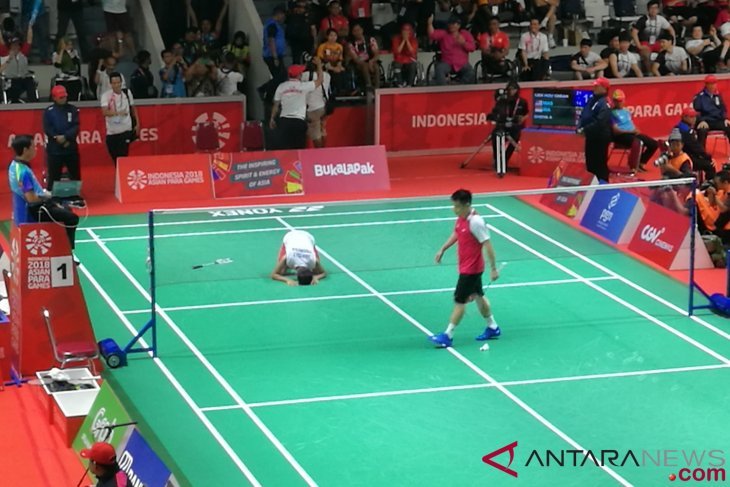 Dheva Anrimusthi sumbang emas ketiga bulutangkis