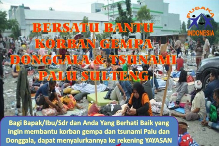 YPI buka donasi gempa dan tsunami Palu