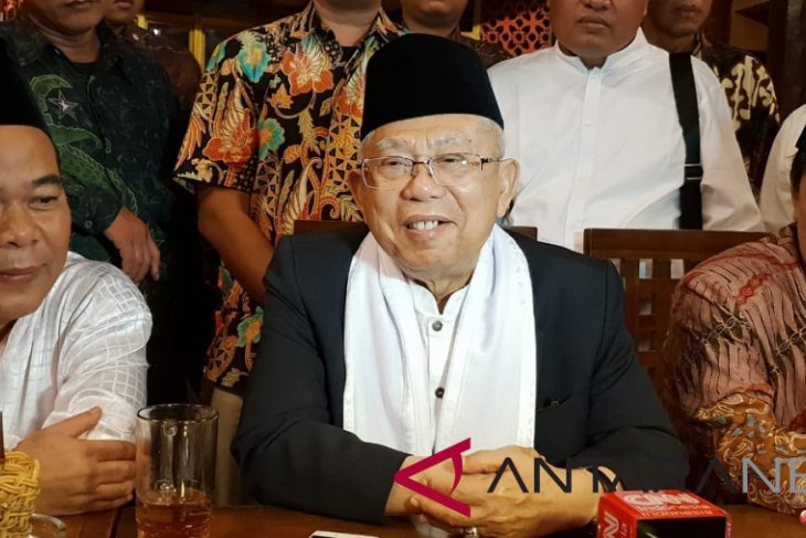 Ma`ruf amin attends national santri day ceremony in Tasikmalaya