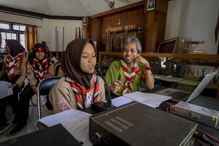 Jambore pramuka melalui udara dan internet