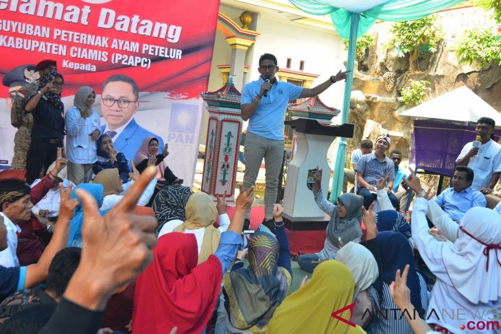 Kampanye Sandiaga Uno di Ciamis