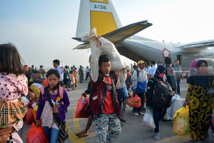 Kedatangan Pengungsi Korban Gempa Palu