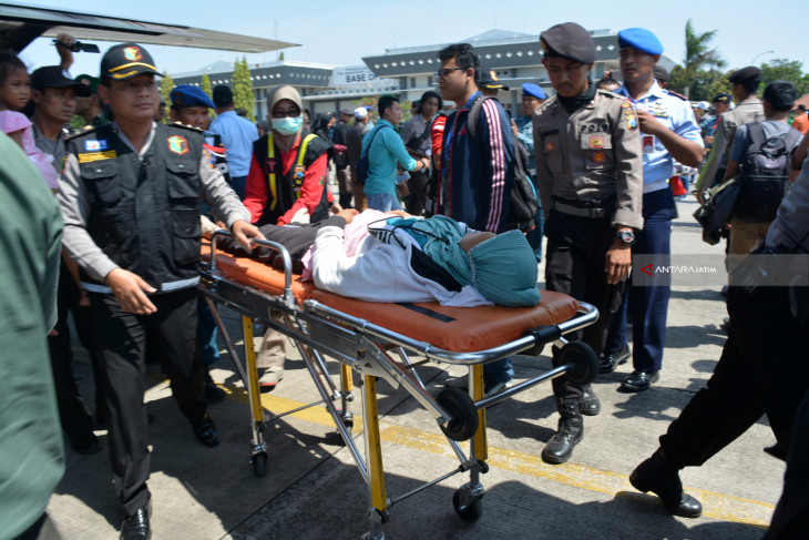 Kedatangan Pengungsi Korban Gempa Palu