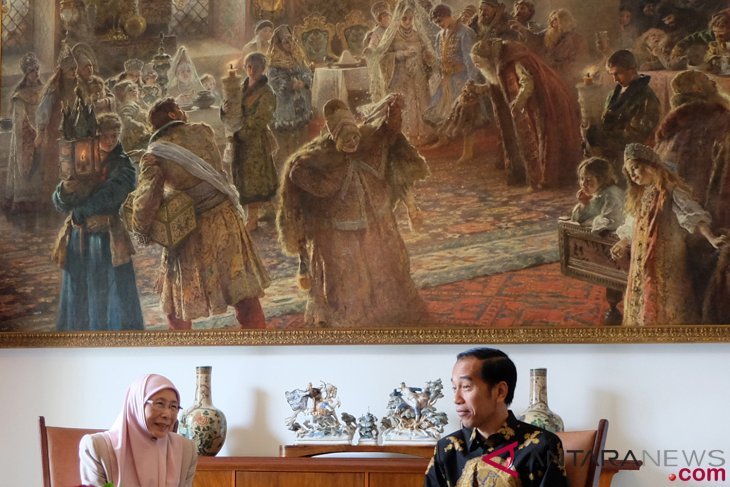 Presiden Jokowi Bertemu Dato Seri Wan Azizah Wan Ismail