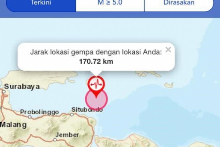 Major Earthquake Jolts Situbondo, East Java