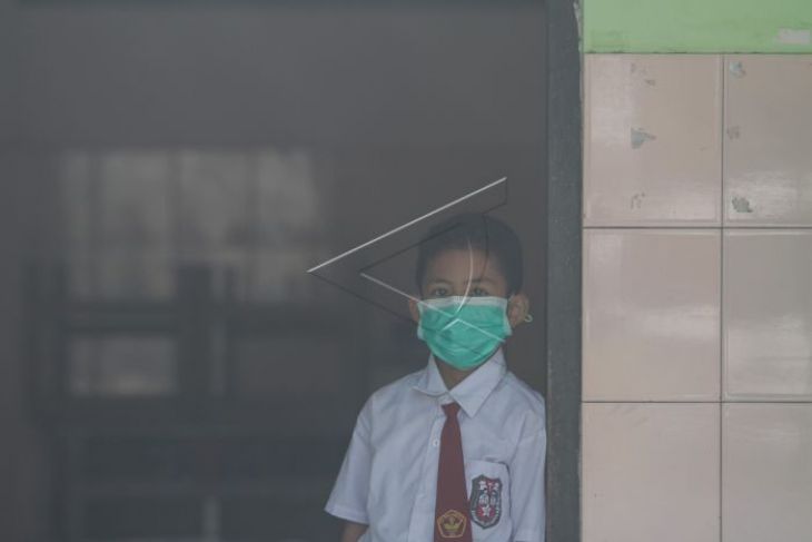 Sekolah terdampak asap kebakaran