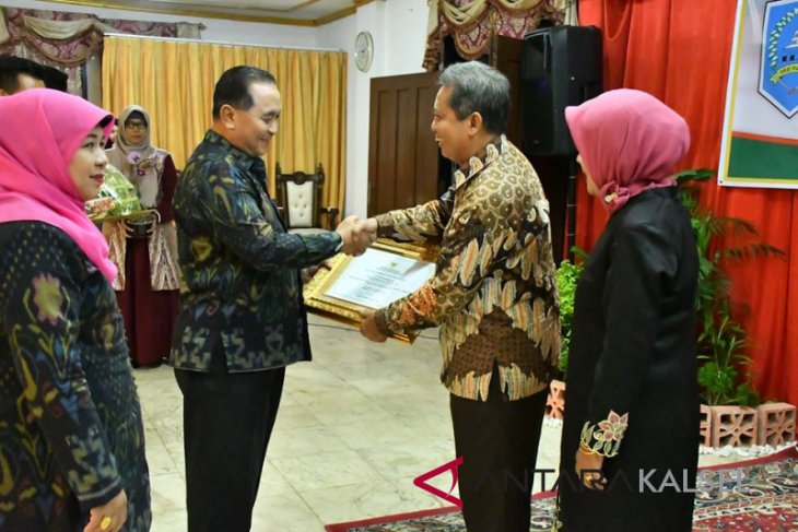 Kepala Dinas Pertanian HSS H Fathurrahman pamit purna