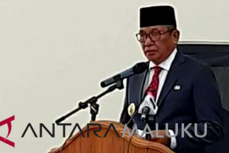 Thaher Hanubun pidato perdana di DPRD Malra