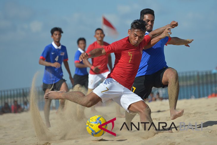 Indonesia imbangi Malaysia sepak bola pantai AFF