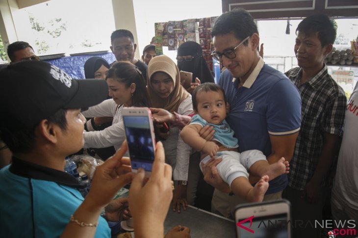 Kampanye Sandiaga Uno di Yogyakarta