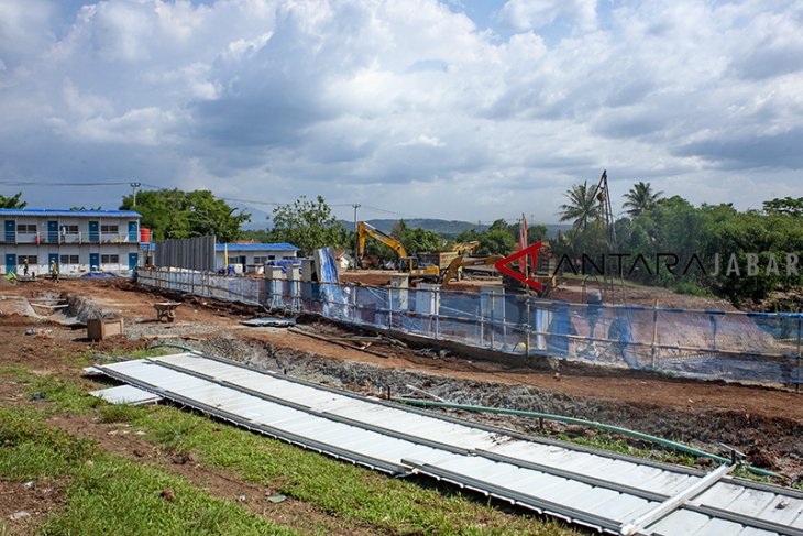 Proyek terowongan kereta cepat Jakarta - Bandung