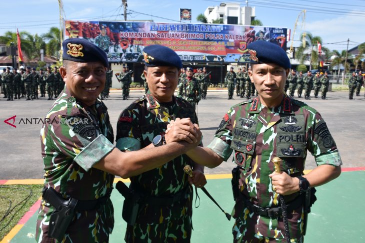 Sertijab Dansat Brimob Polda Kalbar