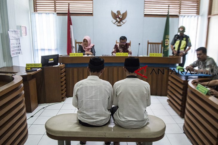 Sidang putusan pengeroyokan Haringga Sirla