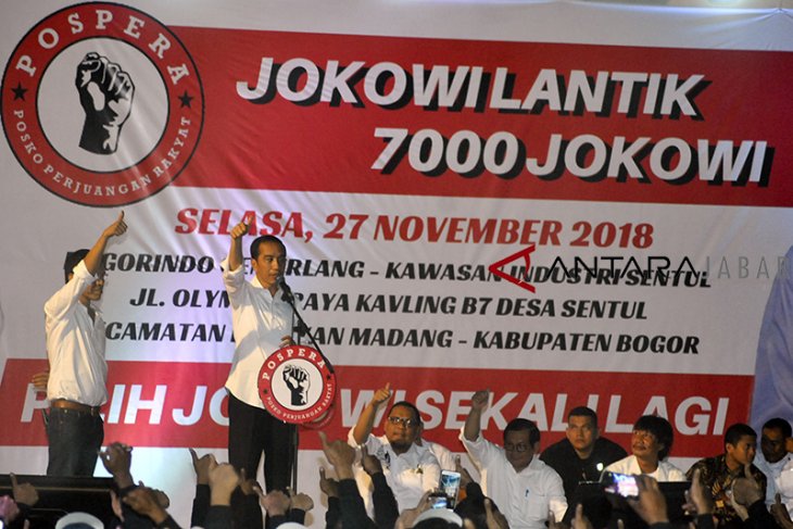 Jokowi lantik 7000 Jokowi