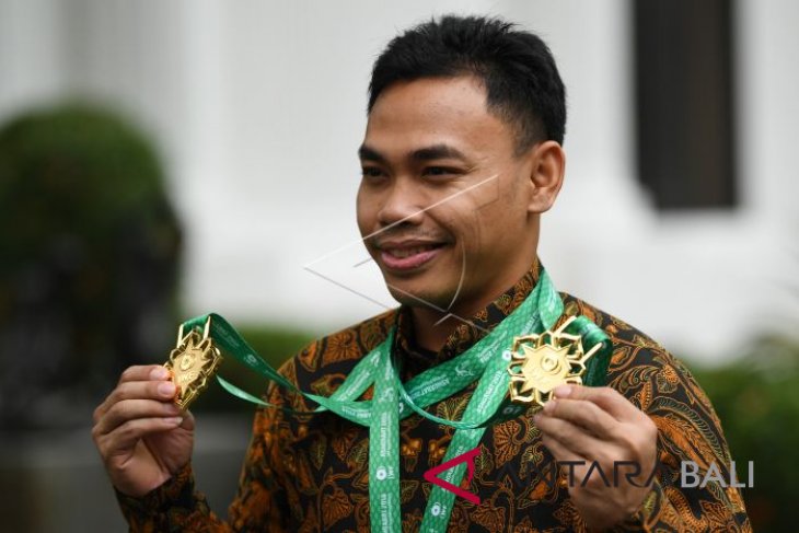 Lifter Eko Yuli diterima presiden