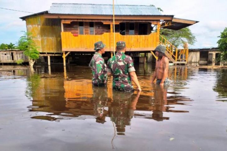 Sebagian wilayah Keerom banjir