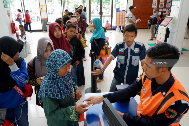 Arus Mudik KA Daop 9