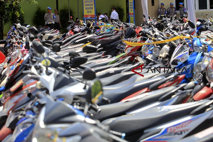 Rilis kasus pencurian sepeda motor