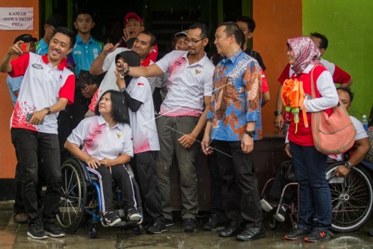 Peresmian sekolah khusus olahraga difabel Indonesia