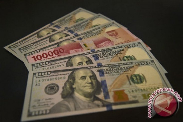 Kurs rupiah Rabu pagi menguat 15 poin