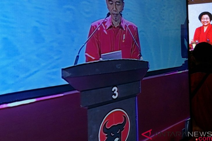 President jokowi attends event to celebrate PDIP`s 46th anniversary