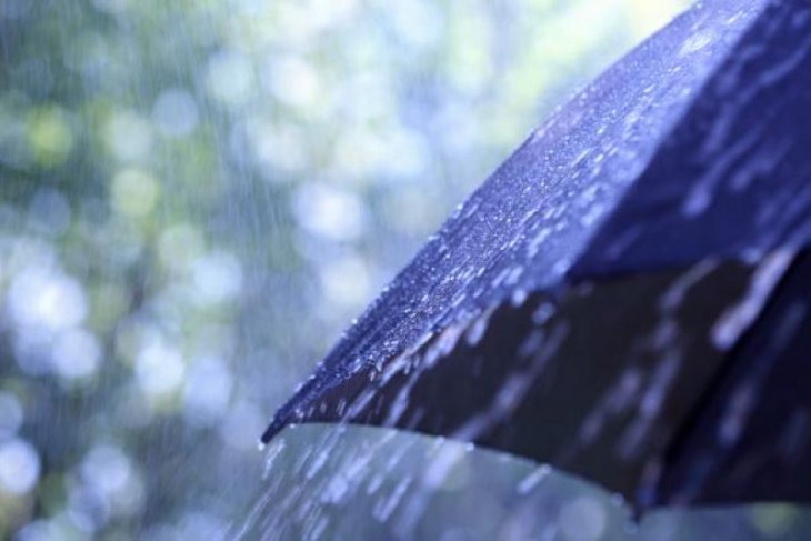 Jumat pagi, Jambi diguyur hujan intensitas sedang hingga lebat