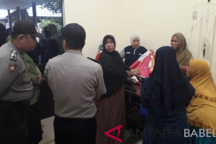 Kapolsek Sungailiat kunjungi nelayan korban tersambar petir