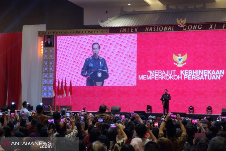 Jokowi attends 2019 national Chinese New Year celebration