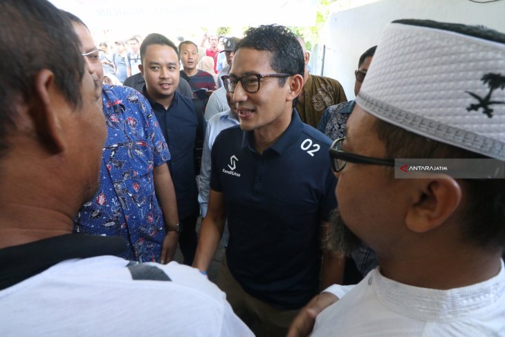 Kampanye Sandiaga Uno Di Nganjuk