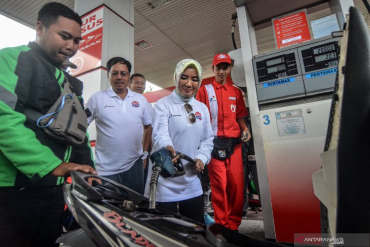 Pantau harga BBM, Dirut Pertamina sidak ke SPBU