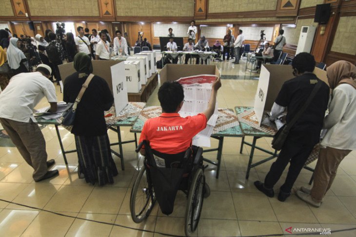 Simulasi Pemilu bagi penyandang disabilitas