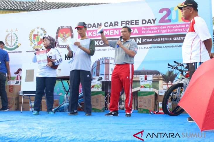 Sosialisasi Pemilu di Car Free Day