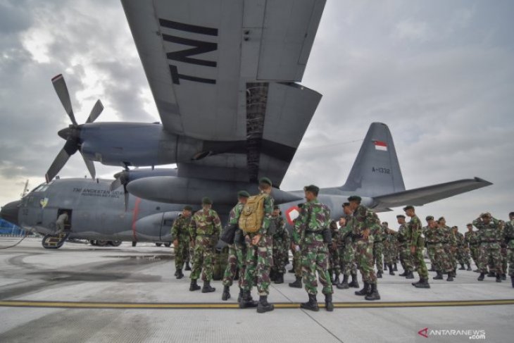 TNI bantu rehabilitasi pascagempa Lombok