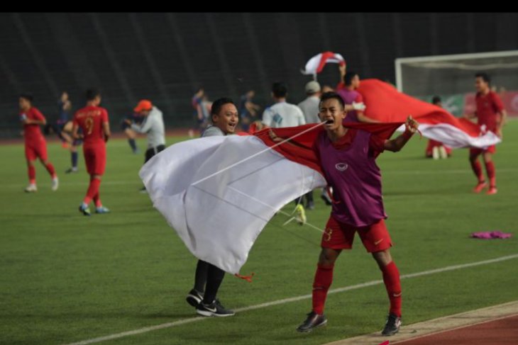 Timnas Indonesia juarai Piala AFF U-22