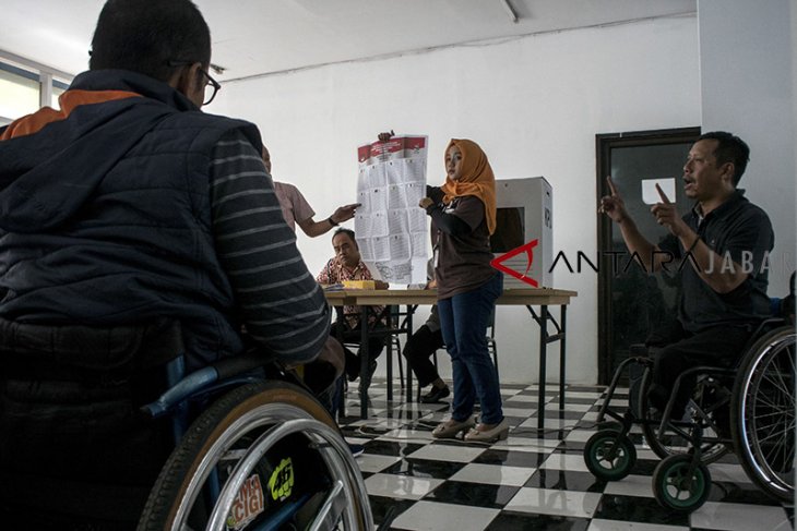 Sosialisasi pemilu untuk penyandang disabilitas 