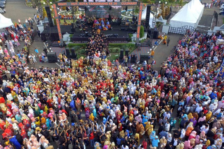 Tangerang Ngebesan Pecahkan Rekor MURI