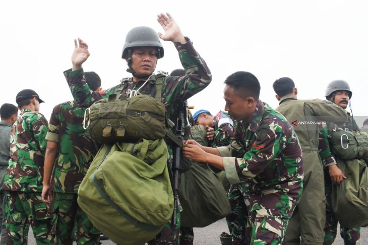 Terjun Penyegaran Prajurit Paskhas