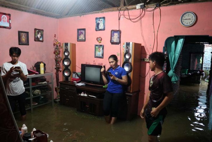 Ketinggian Bengawan Solo di hilir Jatim turun