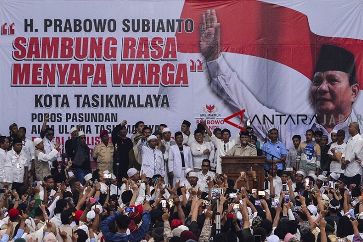 Kampanye Prabowo Subianto di Tasikmalaya 