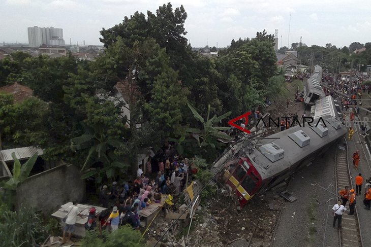 Kecelakaan KRL di Bogor 