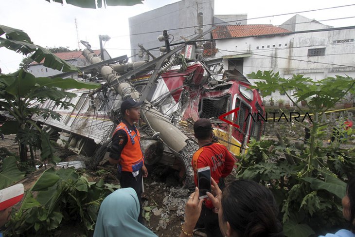 Kecelakaan KRL di Bogor 