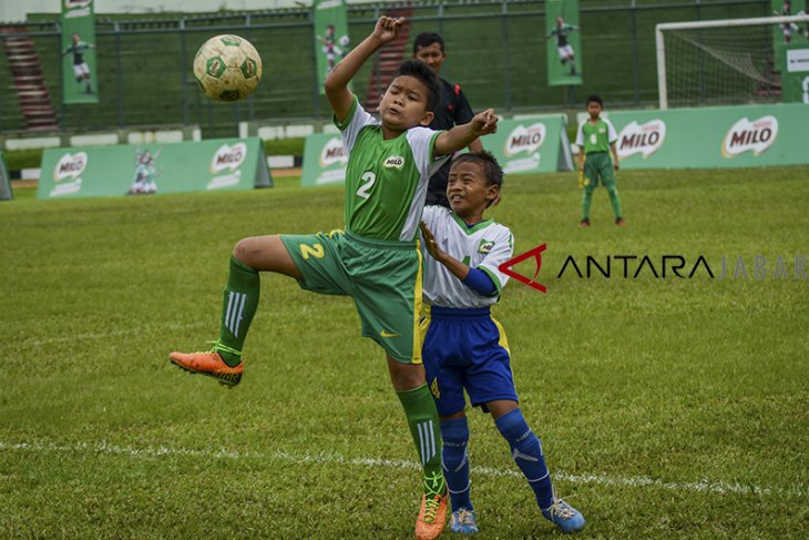 Pencarian bakat muda di Milo Football Championship 