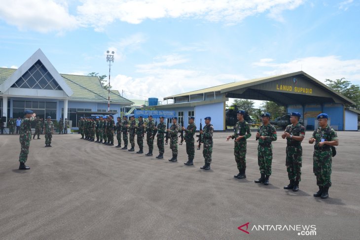 Prajurit Lanud Supadio terima materi peraturan militer dasar dari Kodiklatau