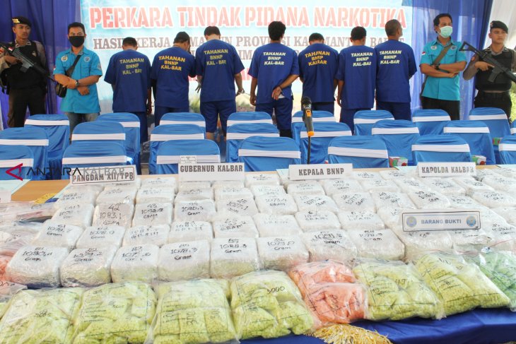 BNNP Kalbar gagalkan penyelundupan 107 kilogram sabu