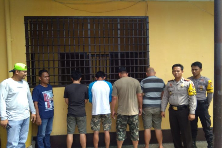 Polsek Koba Bangka Tengah amankan empat pelaku pembacokan