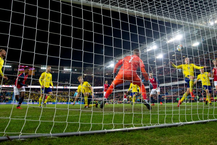 Skor 3-3, Gol-gol menit akhir buat laga Norwegia vs Swedia semakin dramatis