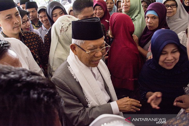 Kampanye Ma'ruf Amin di Sukabumi 